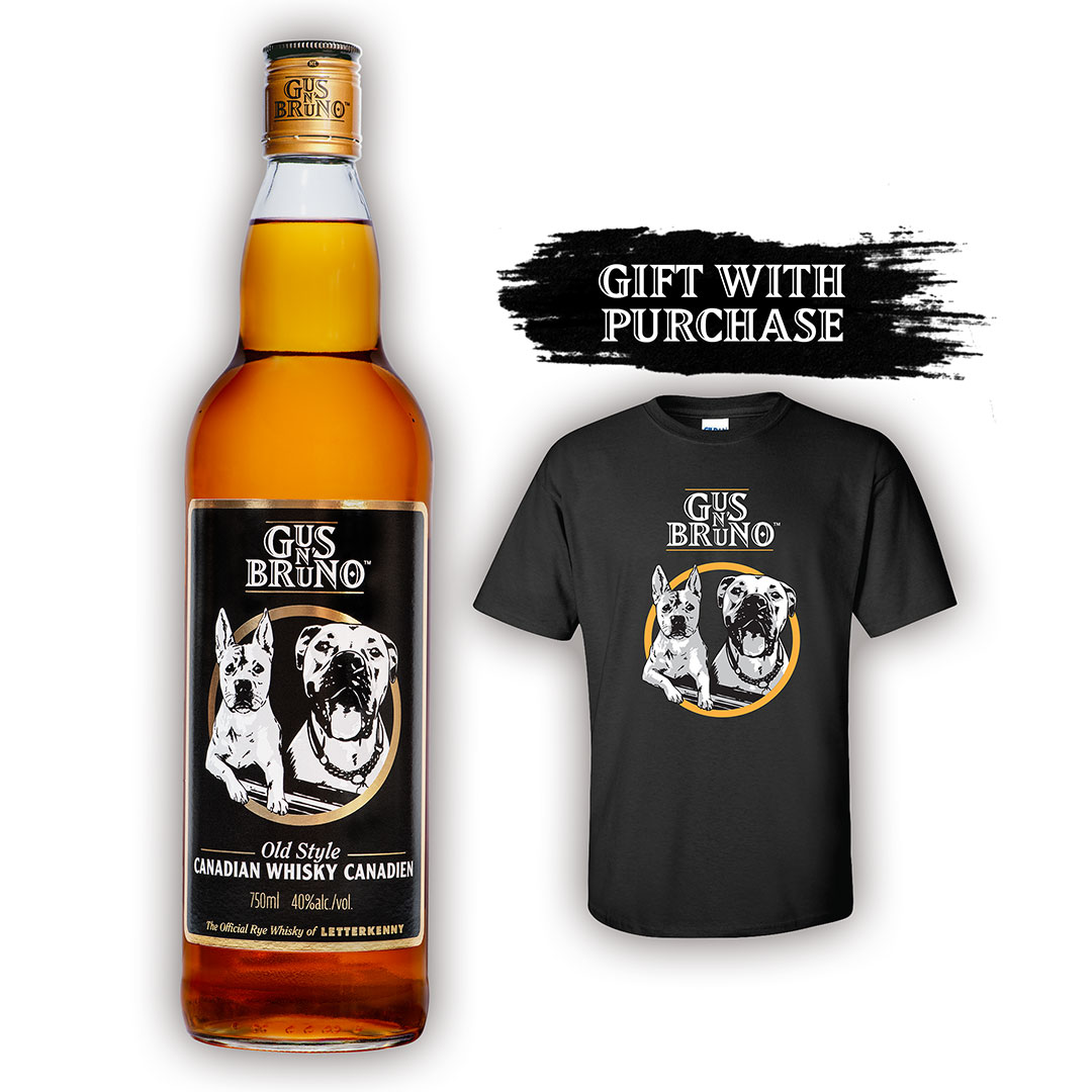 Here we go now. You can now grab a bottle of Gus N’ Bruno in the US shop, if you want to. This ain't your regular tame, tired, ten-ply whisky. Gus N’ Bruno is harvested through hours of chorin' to make for a valiant, vibrant, velvety finish. tinyurl.com/3pa62afd