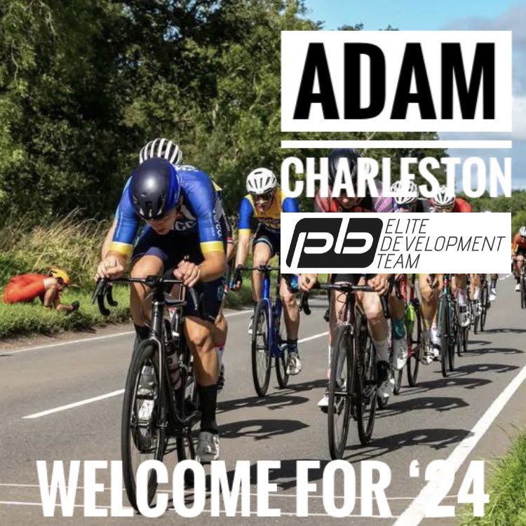 📣 RIDER ANNOUNCEMENT 📣 . Joining our PB Performance Elite Development Team for 2024 we welcome Adam Charleston . 🚴🏼‍♂️🔵⚪️⚫️ #teampbperformance . #pbperformancecoaching #sharingourvision #cycling #procycling #roadcycling