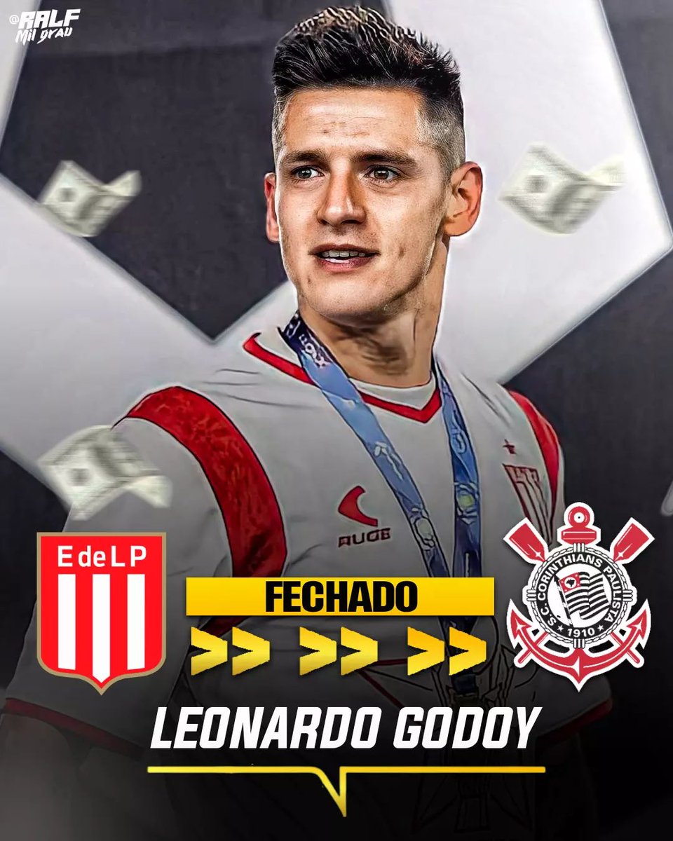 🚨✍️ Portal Argentino Cielo Sports informa "Leonardo Godoy está fora do estudiantes". O lateral direito está muito próximo de ser jogador do Corinthians.

#Corinthians