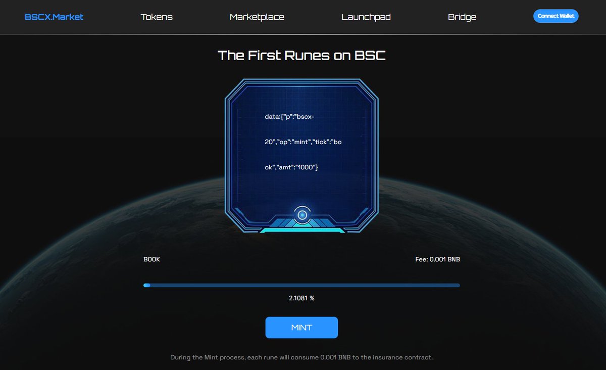 BscxMarket's tweet photo. $BOOK the first rune project based on BSC mainnet. 
Total supply: 2,100,000,000
Mint limit: 1000
data:{"p":"bscx-20","op":"mint","tick":"book","amt":"1000"} https://t.co/FtFd940mDA