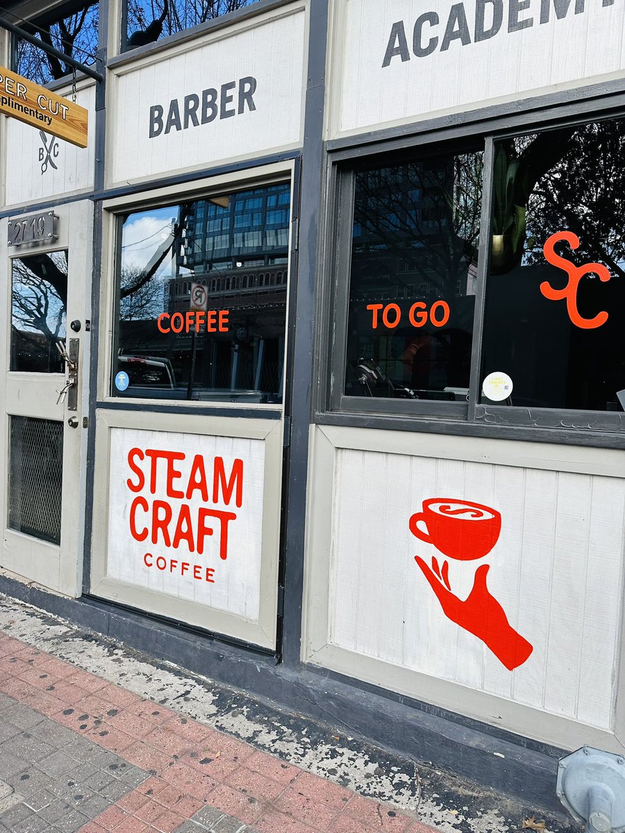 We have a new coffee shop in #DeepEllum!! Y’all got to check out Steam Craft by @BladeCraftBA
