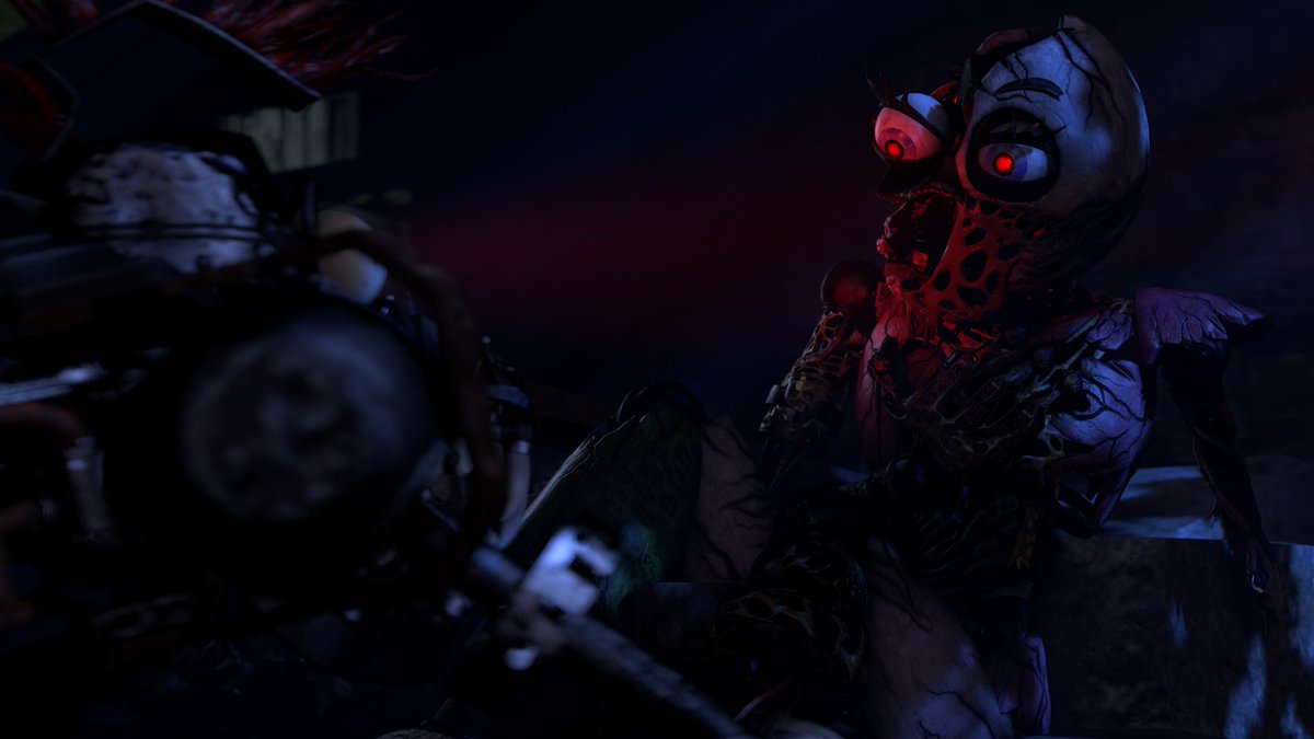 Kolasaurus's tweet photo. "Well go ahead tell me how ugly I am, how disgusting I look!! How -"

"You are as beautiful as the day I lost you"

#fnaf #fnafsecuritybreach #montica #fnafmontica #chica #montgomerygator https://t.co/lG0hBxBbFU