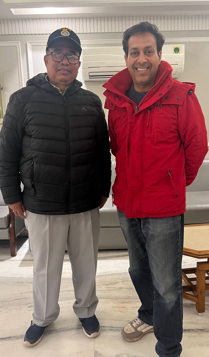 Met <a href="/sewausa/">Sewa International</a> Vice President Swadesh Ji Katoch-One of the best Ambassadors of the county and Dharma. I personally thanked him for all assistance provided by Sewa USA during Covid-19 and recent crisis of Manipur.