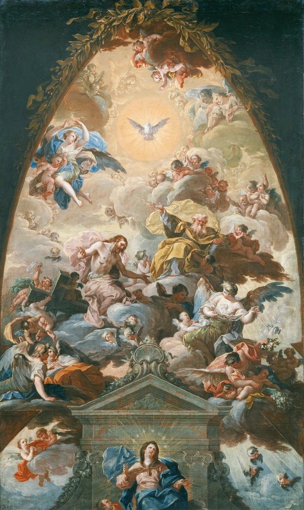 _rjardon's tweet photo. "The assumption of the Holy Virgin Mary" by F. #Bayeu (c.1760) / Prado Museum/ #fineart https://t.co/Puf9S4ZIOM