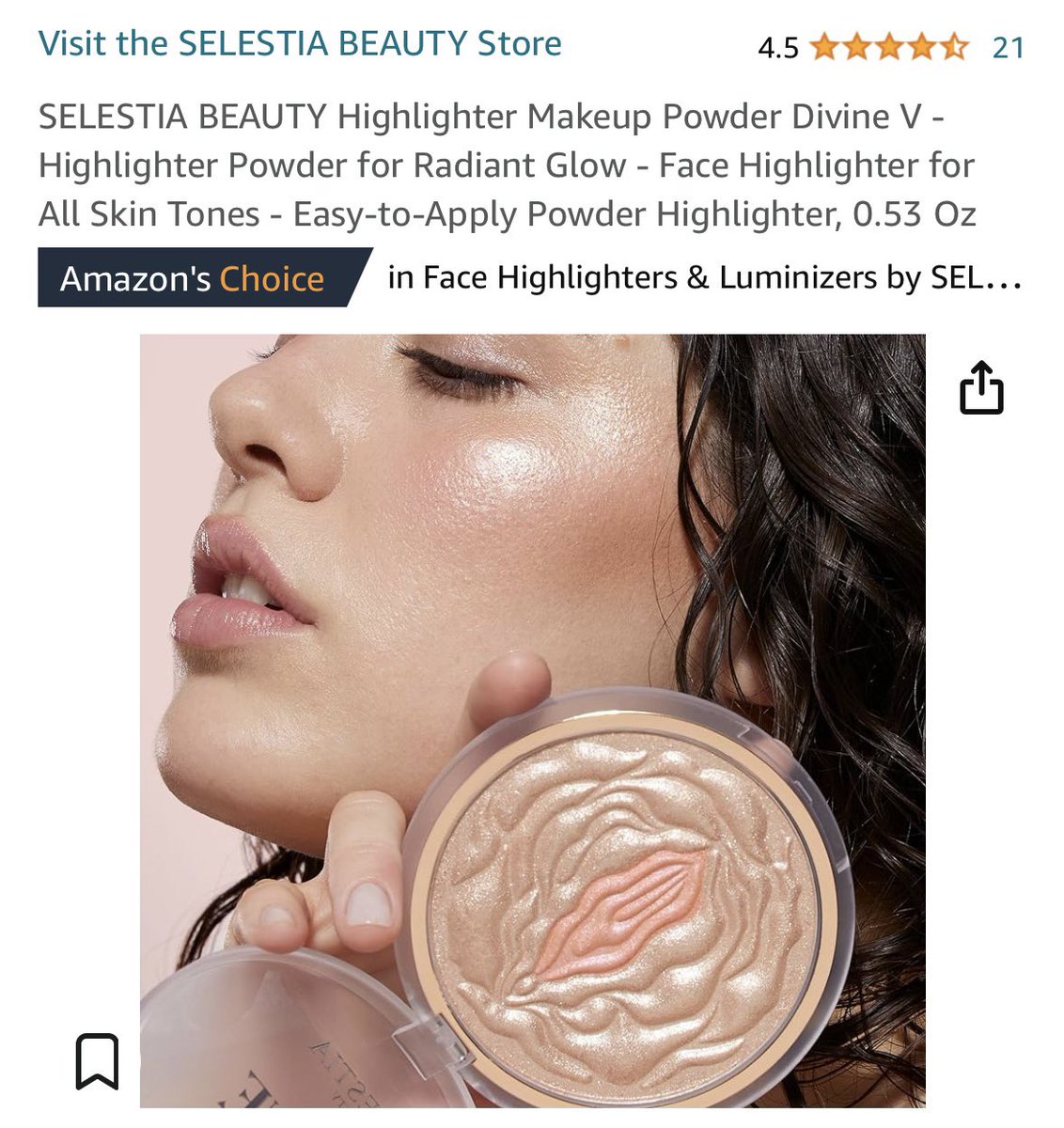 sardouit's tweet photo. @CarissasNewLife i see your boobie blush, and raise you a divine v highlighter 👏🏼 https://t.co/bP6UMgvgdO