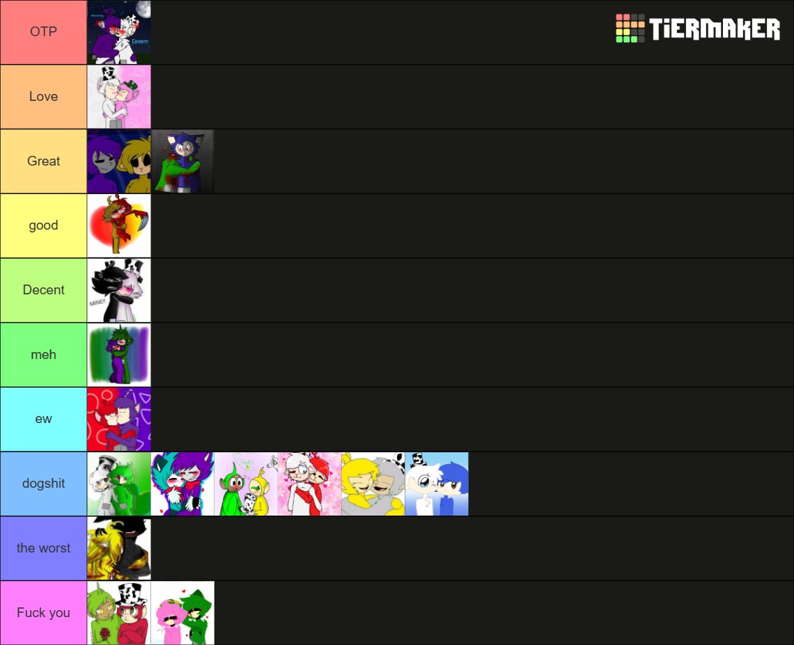 Slendecringe's tweet photo. minha tier list de shipps de slendytubbies 😍
- 👿 https://t.co/OuUJVLaagD