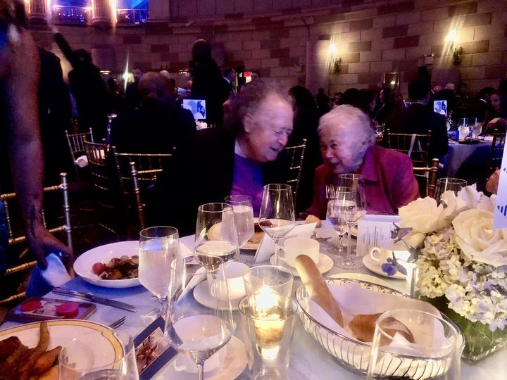 @galeabrewer @thefortunesoc Gala when JoAnne Page, Exec Dir, was honored for her decades of extraordinary leadership. I had honor of presenting a proclamation & of sitting at the honoree’s table. JoAnne Page is seen here with her 95 yr old mother who is still active 10 30 2023
