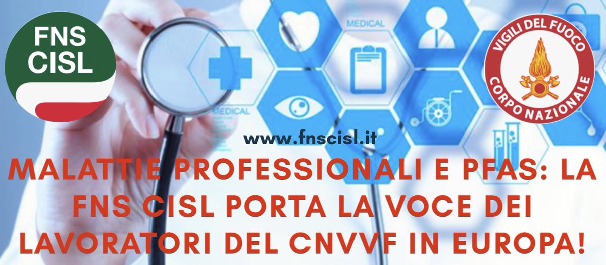 #fnscisl #vigilidelfuoco #cisl #prevenzione #salute #malattieprofessionali #amianto #pfas