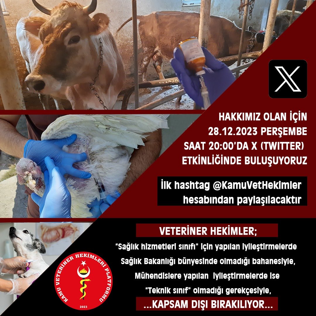 #VeterinerHekimTorbaYasaya ⁦<a href="/TBMMGenelKurulu/">TBMM Genel Kurulu</a>⁩ ⁦<a href="/TCTarim/">T.C. Tarım ve Orman Bakanlığı</a>⁩