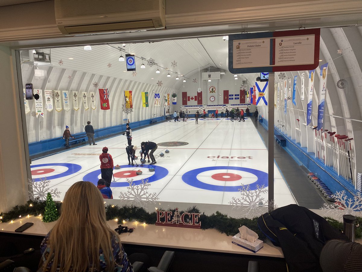 pccurling's tweet photo. The Tim Caverly Junior Bonspiel is underway at PCCC.  Thanks to everyone for helping to keep our club clean. https://t.co/3ZRx9UFXwz