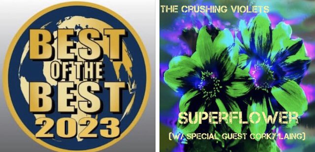We’re honored to be included on the excellent DaveCromwellWrites “Best of 2023” year end favorites with Superflower!! Thank you @DaveCromwell!! 🤩🌟 davecromwellwrites.blogspot.com/2023/12/best-o… #indie #artist #music #Year2023