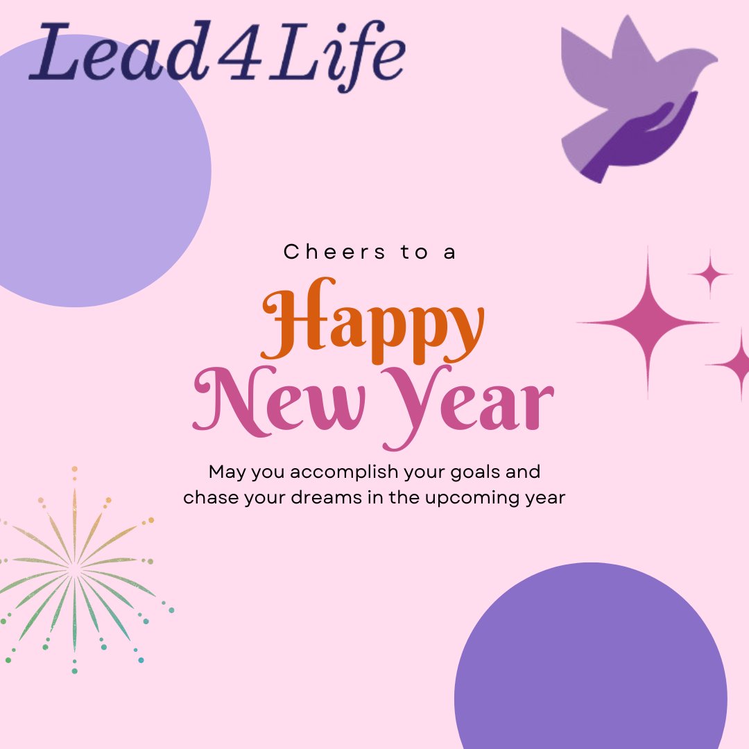 Lead4lifeI's tweet photo. We at Lead4Life wanted to wish everyone a safe and happy New Year! We believe that this coming year will be full of victories, blessings and hopefully some real change for the better.
Thank you to all of those who supported us and our cause this year! We're ready to take on 2024! https://t.co/2h7nW9kSoH