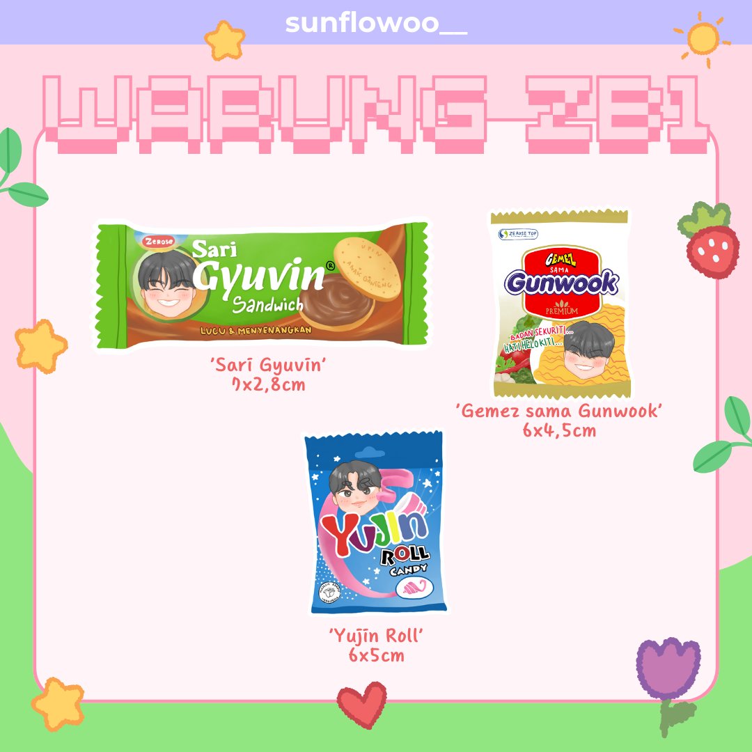sunflowoo__'s tweet photo. 🏪WARUNG ZB1 2ND BATCH🏪
ZB1 Indonesia Snack Inspo Keychain

💵IDR 30K/each (DP 15K | Pelunasan 15K)
🍪Hook Keychain
🍪Height 5-7cm
🍪Double side
🍪 est. 10-20 hari (setelah PO di tutup)

🗓️PO end Sabtu, 6 Januari 2024🗓️ https://t.co/We7v9xRmBo