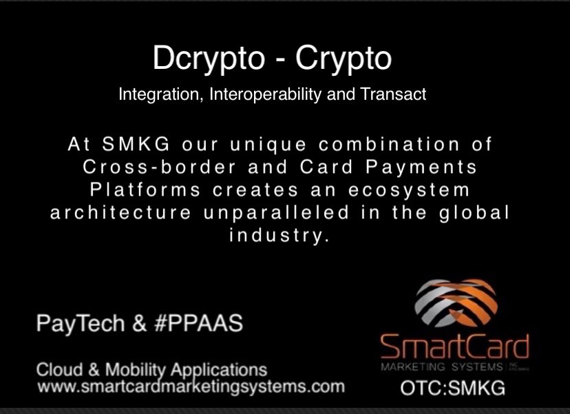 SMKG_OTC's tweet photo. Demystify Crypto -
Challenge Accepted.
#Crypto #Blockchain #DigitalAssets #Tokens #Tokenization #Blockchainprotocols #Blockchaintech #Payments #EmbeddedPaytech #DEFI #Cryptoexchange https://t.co/HK4wH8RYfD