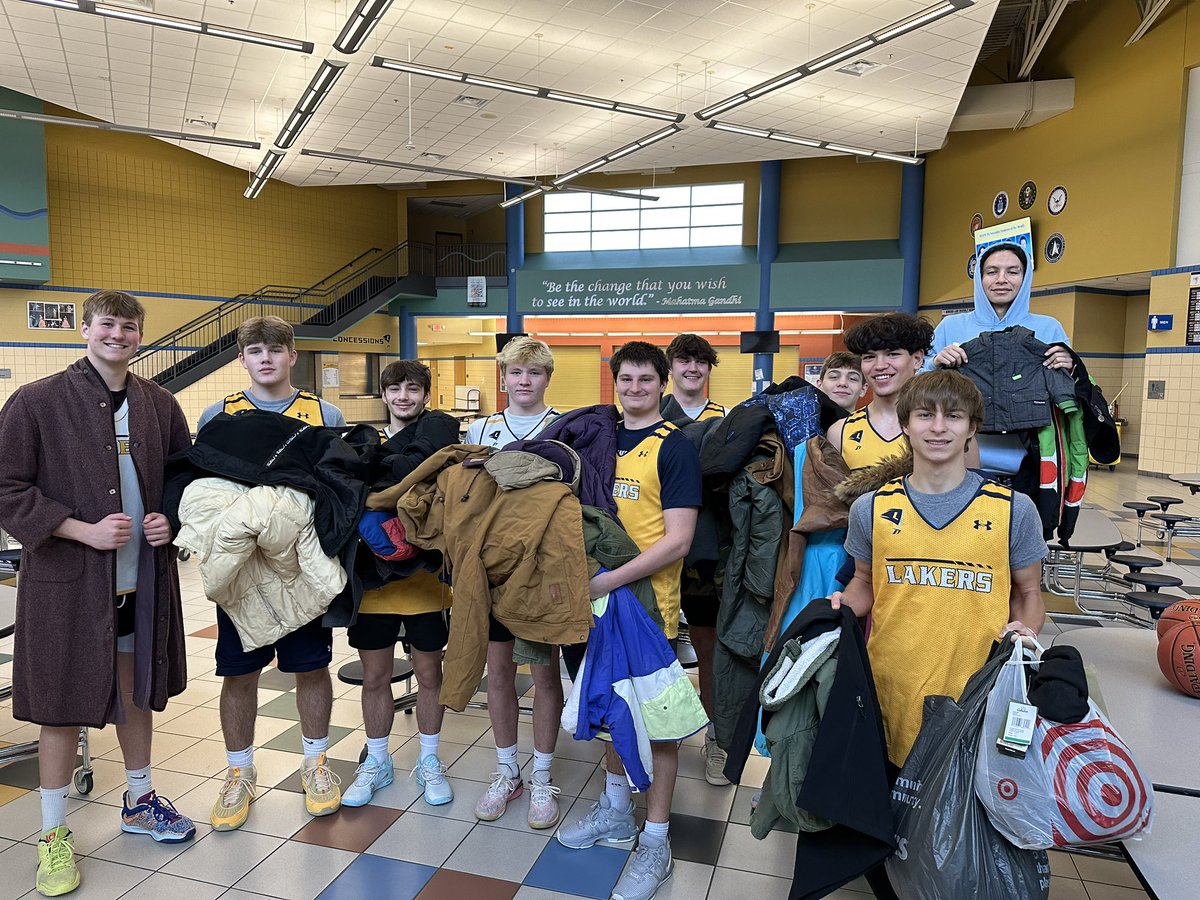 Another awesome year for our Winter Coat Drive! Thank you to everyone who participated! We finished with a grand total of 76 coats, which were donated to Wright County Community Action. <a href="/LAKERSHLWW/">HLWW ACTIVITIES</a>