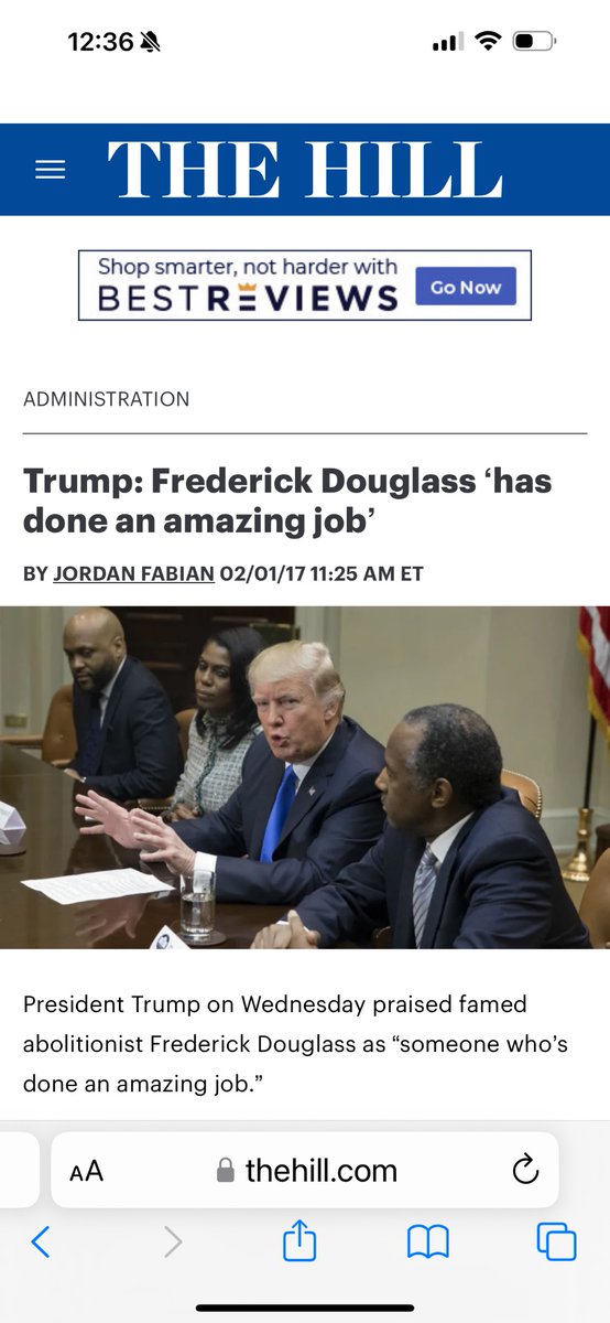 People who question how Trump would look at the origin of the Civil War are forgetting his comments on Frederick Douglass.