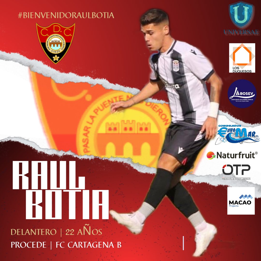 cdcieza_'s tweet photo. FICHAJE | 🔴✍️⚫️

Esto si que no es inocentada😉

El atacante Raúl Botía, procedente del @FCC_Cantera, primer refuerzo invernal.

¡Bienvenido @Rbotia_10 !🌟

📰 https://t.co/dLWYlMGAm5

#BienvenidoBotía | #LaGranIlusión | #SentimientoEspartero https://t.co/RDxSrGF2l6