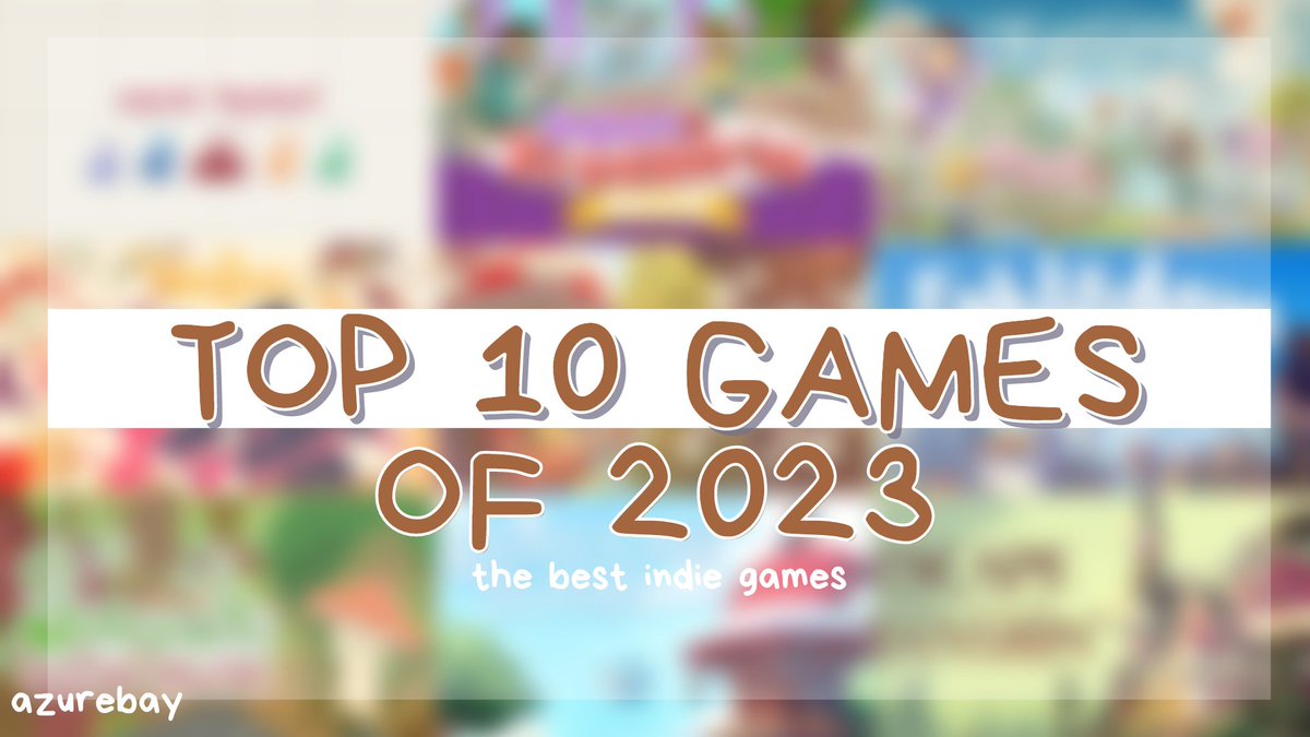 i finally got round to posting my 10 games of 2023 video!!

so many amazing games this year, the list was so hard to make but hopefully you enjoy!

youtu.be/E82OU1sw9NI?si…