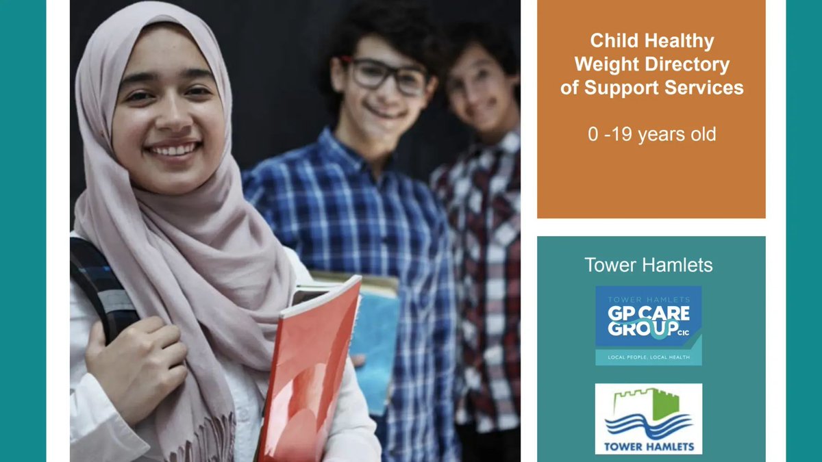 Are you a health professional in #TowerHamlets?
Use our Child Healthy Weight Directory of Support Services as a one-stop resource to connect children, #youngpeople and families to #HealthyWeight services. gpcaregroup.org/news/launching…