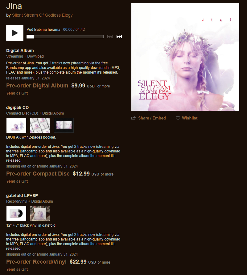 theSSOGE's tweet photo. Can't speak Czech and would like to pre-order our acoustic album JINÁ as digital album, CD or vinyl? Easy, feel free to do it via our Bandcamp profile. ;)

https://t.co/29zEOPNHB8 https://t.co/iF4G7aQwmf