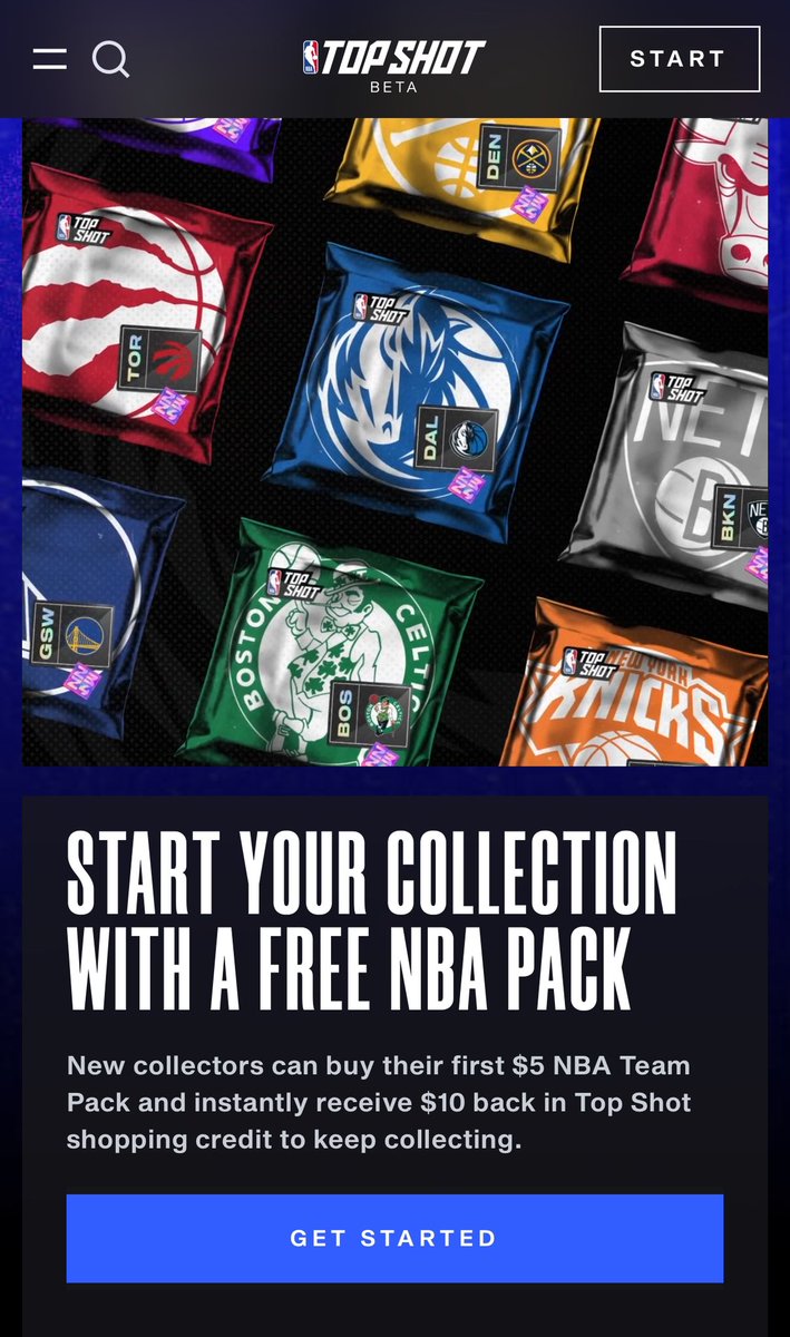 NBA Top Shot is an officially licensed collectible of the NBA with limited edition video highlights from your favorite players and teams that you can buy, sell, and trade. If you’ve never tried it, sign up today and you can get a free Pack: nbatopshot.com