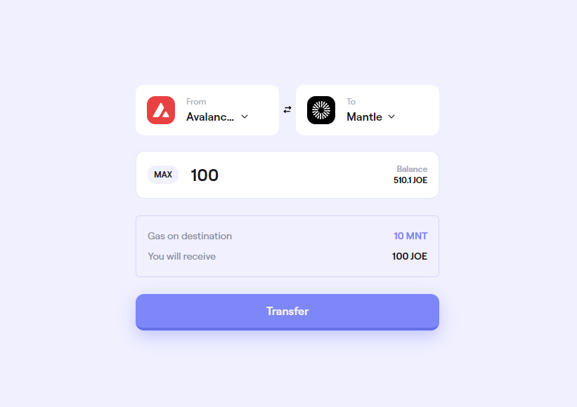 LFJ_gg's tweet photo. Bridging JOE Tokens using LayerZero

There is a native bridge option on the Trader Joe DEX that lets you move $JOE across chains, from Avalanche, Arbitrum, BNB Chain and now, #Mantle.

Bridging $JOE to Mantle
With the @0xMantle integration for $JOE on the LayerZero bridge, users can now bridge JOE tokens over to Mantle and access the @MerchantMoe_xyz platform. mJOE staking is live and so far over 15m $JOE tokens have been staked, prepared and ready for the $MOE TGE event which will be announced in the coming days.

🤔 Unsure how to bridge $JOE?
Checkout the below for a step by step guide.
________________________

⚫ What is LayerZero?
This bridge on the Trader Joe DEX is built using LayerZero technology, a trustless and highly customisable messaging layer that unifies tokens across all chains, removes liquidity fragmentation and offers users a fast and cheap way to bridge tokens. 

This means that when you bridge your JOE from one chain to another, you get a rapid, secure and low-cost means of transport. Helping you to experience an omnichain DeFi world with total ease 😏
________________________

Step by Step Guide

🌉 Access the Bridge
Connect your wallet and navigate to the LayerZero bridge interface. This can be found under a menu labeled ‘Bridge’ as seen in the below image.

🔗 Chain and Amount
Select the destination chain, e.g. Avalanche to Mantle and then enter the amount of $JOE.

⚠️ Common Issue ⚠️
You may run in to an error when transferring JOE tokens. Remove any decimal places and transfer a whole number: eg 100 $JOE.

⛽ Need Gas?
If you are transferring to a blockchain for the first time, you'll need gas. Select "Add" for "Gas on Destination". Enter the desired amount of gas tokes. When your $JOE is transferred, you'll also perform a swap a swap eg AVAX for MNT.

🏁 Final Check: Send It
Review the final transaction and press "Transfer" when ready. Typically the process will take ~1 minute. It can be longer or shorter, depending on network congestion.

Once the transfer is complete, check your wallet on the destination chain to confirm receipt of your bridged JOE tokens. 

⚠️ Safety Reminder
Please never click any links from unofficial accounts. Never trust anyone who DMs you. Never click a link on any replies under this tweet. Only trust the Yellow check mark of Trader Joe or Merchant Moe ✅
____________________

You can bridge $JOE back and forth using LayerZero like the omnichain token it truly is, enabling you access different offerings across the Trader Joe ecosystem.

Happy Bridging Folks 🫡