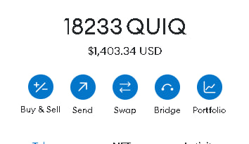 Lets go got my airdrop $QUIQ #QUIQ