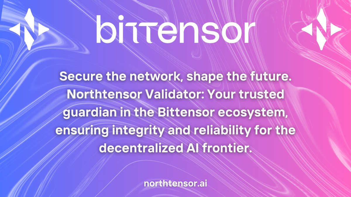 NorthTensor | Validaτor tweet media