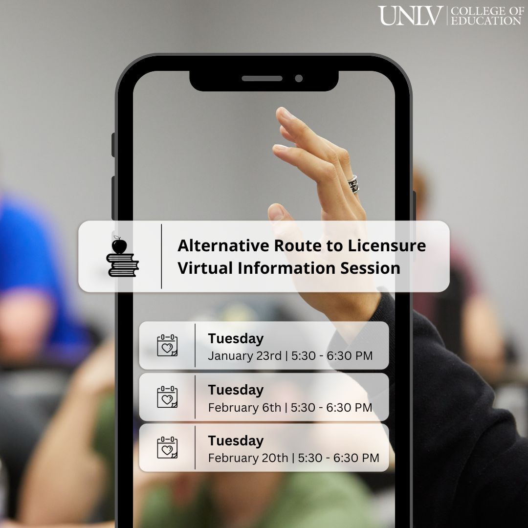 🍎 Ready for a career change that inspires the next generation? Join our virtual session on the Alternative Route to Licensure program! 📚 If you're passionate about teaching and creating a positive impact, seize this chance. 🔗  Learn more and RSVP at buff.ly/3vgoMEg