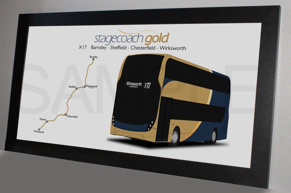 cnewmanmaps's tweet photo. 🚍 Stagecoach Gold X17 🚍

My first Stagecoach Gold design is of this E400MMC ran by Stagecoach Yorkshire on the X17 route! The colour scheme on the Gold livery was certainly fun to recreate!

All commissioned work starts at £40 and can be made bespoke for you. https://t.co/kmMHJuk6pN