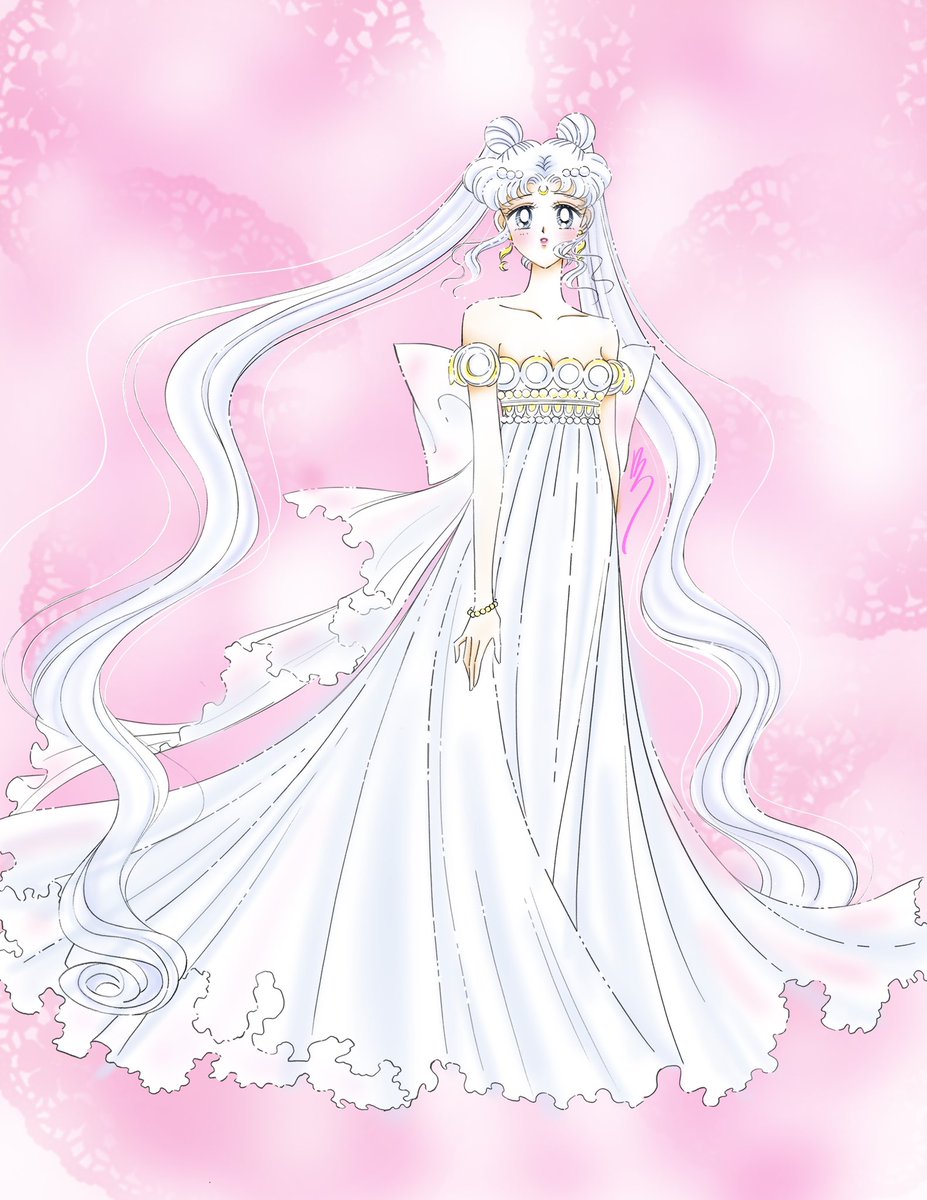 She’s a little late … but I finally finished #PrincessSerenity 🌙👑
 What #SailorMoon character do you want to see next?