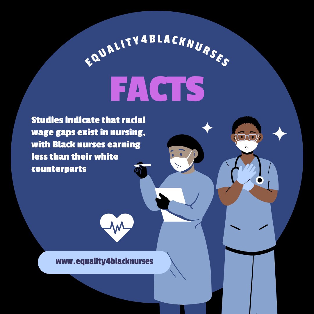 Despite holding similar qualifications & performing comparable job responsibilities Black Nurses earn less than their white counterparts. This troubling trend underscores the need for further investigation and targeted interventions to address the racial wage gaps in the nursing