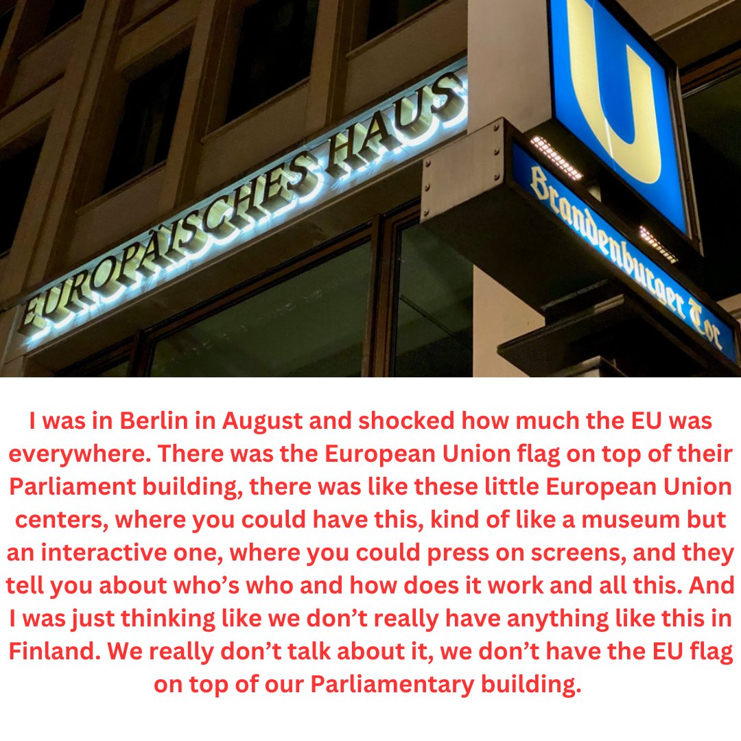 EU Studies student voices from Finland recorded in a focus group discussion on the EU, University of Helsinki, Finland