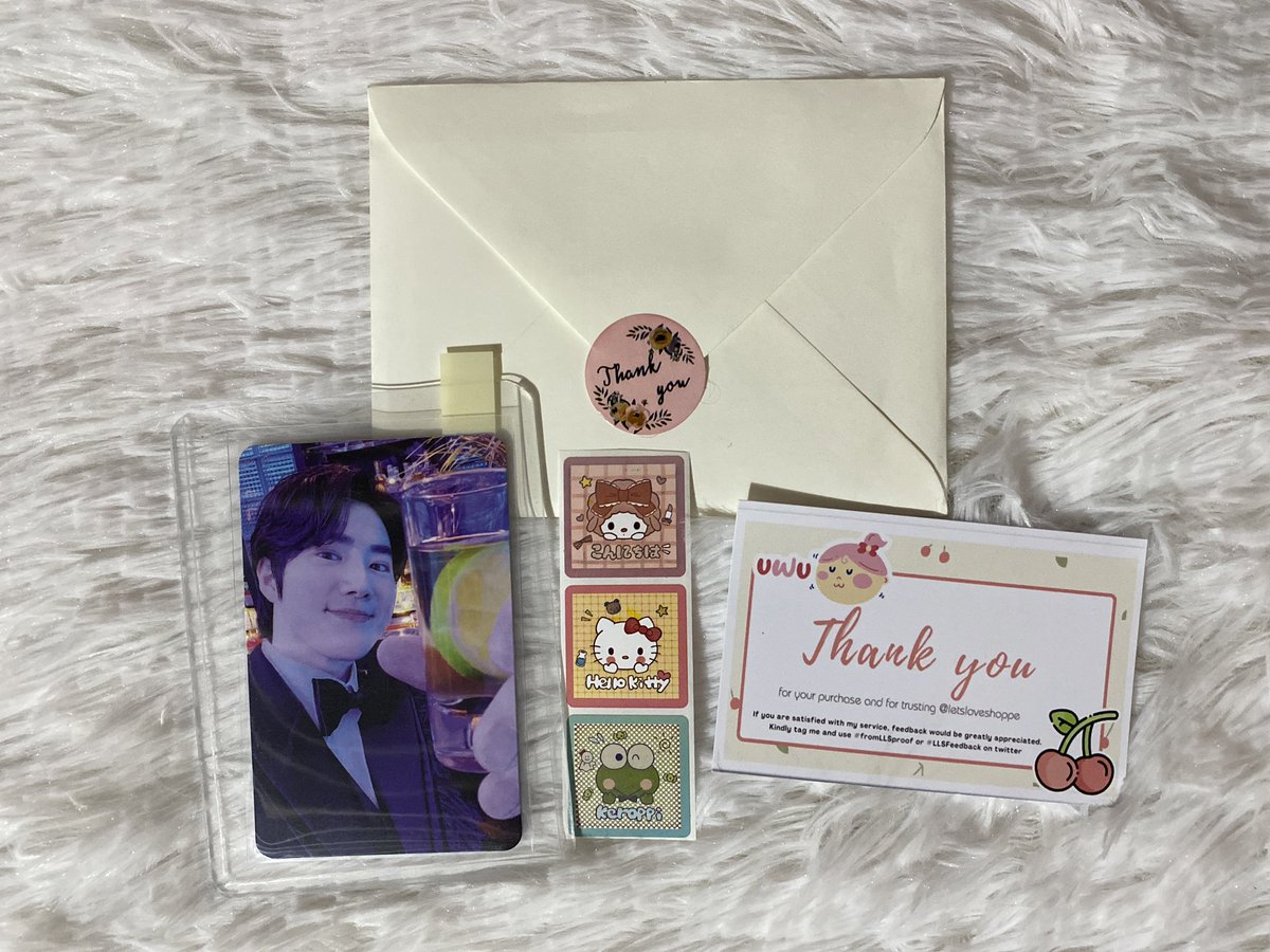 jaderabbit1485's tweet photo. Hello @LLShoppe 😊 nice meeting you po and thank you for this Suho pc. Til nxt time ulit! (Waiting naman me sa Yixing LS 😅💜) #fromLLSproof #LLSFeedback https://t.co/rWeqxWrZya