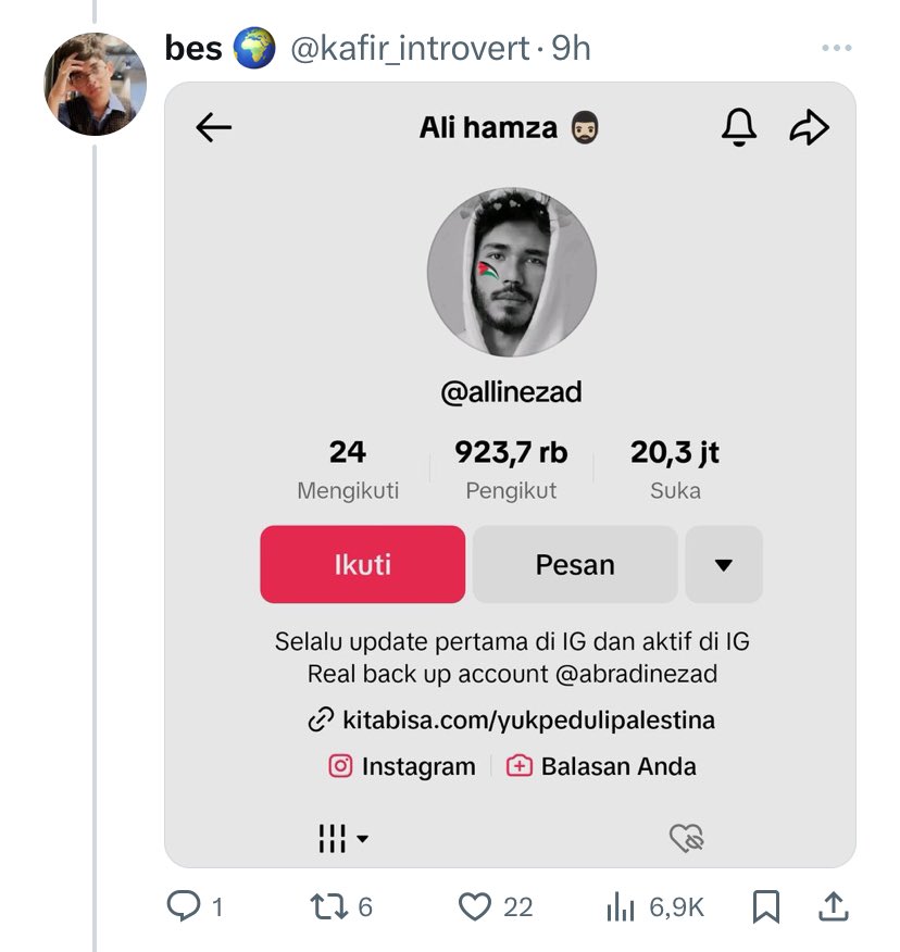 Ini list akun-akun base &amp; influencer lintas platform yg menyebarkan narasi kebencian thdp Rohingya.

Ada yg dr awal sudah aktif membuat konten tanpa verifikasi data, lalu bangun narasi jahat. Dikasih tahu salah, dia tidak hapus. 

Silakan meluncur ke akun <a href="/kafir_introvert/">bes 🌍</a>.