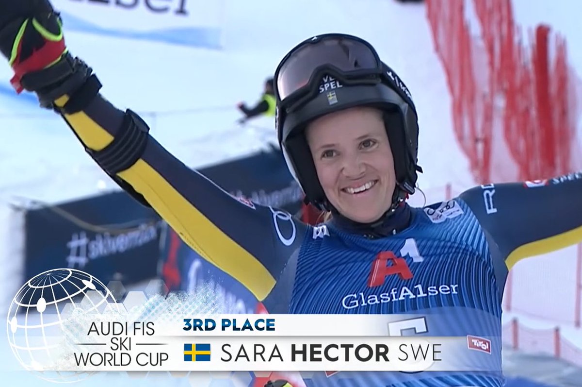 Grattis till Sara Hector!
#vinterstudion #storslalom #alpineski