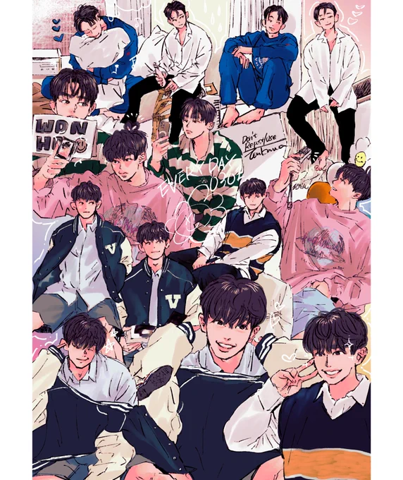 今年の4枚はこれかな…… #WONHO #원호 #ウォノ