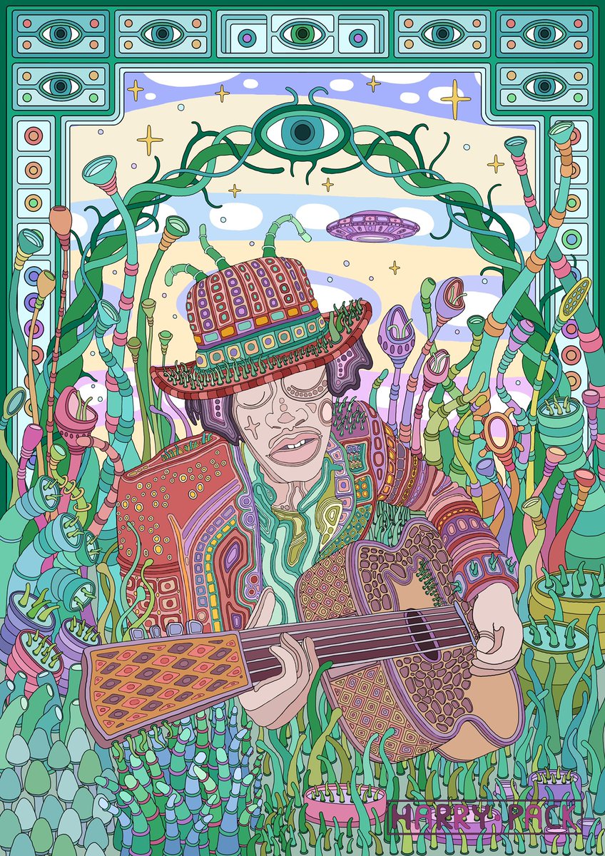 QT your favourite piece you made this year 🌵🐄
#jimihendrix <a href="/thepurpleufo/">thepurpleufo</a>