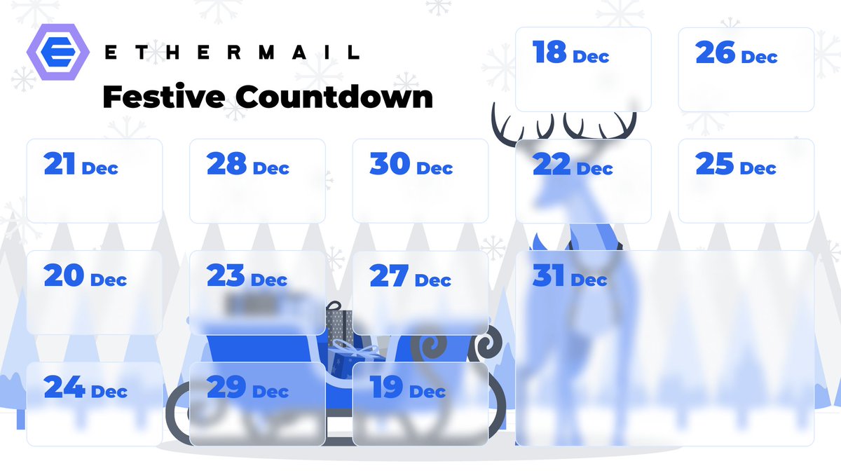GiftsCrypto's tweet photo. ⏱️I'm joining the #EtherMailFestiveCountdown and earning EMCs every day! 
You just need to:
💌add a secondary email

Who else wants to participate in the holiday spirit? 
🎄Join the fun https://t.co/0cO1SJTi9B

#CryptoNews #Airdrop #airdrops #AirdropAlert https://t.co/T3WqW0AxEZ