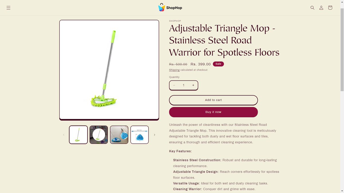 eshophop's tweet photo. "Spotless performance ka saamna ho raha hai, aur humara Adjustable Triangle Mop bhi ready hai apne spotless floors ke saath! 💪🧹🌟 #INDvSA #ShopHop - where cleanliness meets cricket spirit! 😂🛍️🏏 #SpotlessPerformance #CleanLikeChampions

Visit Now - https://t.co/KPLoq5sK3i https://t.co/67KRaw1poy