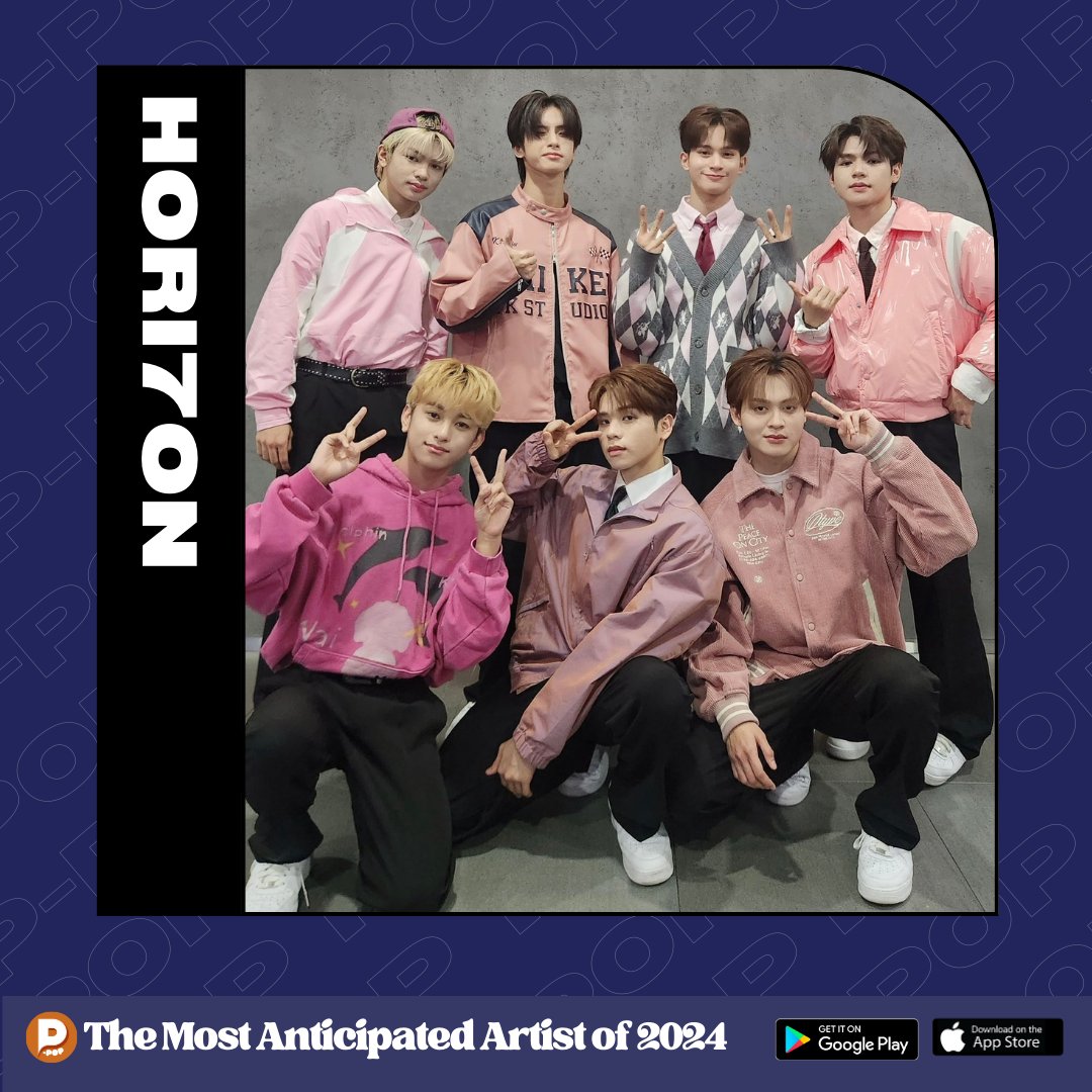PPOP_app's tweet photo. 𝙒𝙝𝙤'𝙨 𝙩𝙝𝙚 𝙢𝙤𝙨𝙩 𝙖𝙣𝙩𝙞𝙘𝙞𝙥𝙖𝙩𝙚𝙙 𝙋-𝙋𝙊𝙋 𝙖𝙧𝙩𝙞𝙨𝙩 𝙤𝙛 2024!

@HORI7ONofficial  is nominated as one of the artists we are looking forward to in 2024!

📥Voting is now open!
📱P-POP APP (Android & iOS)

✔︎ 100 reposts of this 𝕏 post to claim an extra 5000🔥.

#PPOP_APP #HORI7ON