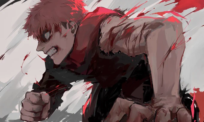 #呪術廻戦 #JujutsuKaisen #イラスト #ItadoriYuji #虎杖悠仁 #fanart