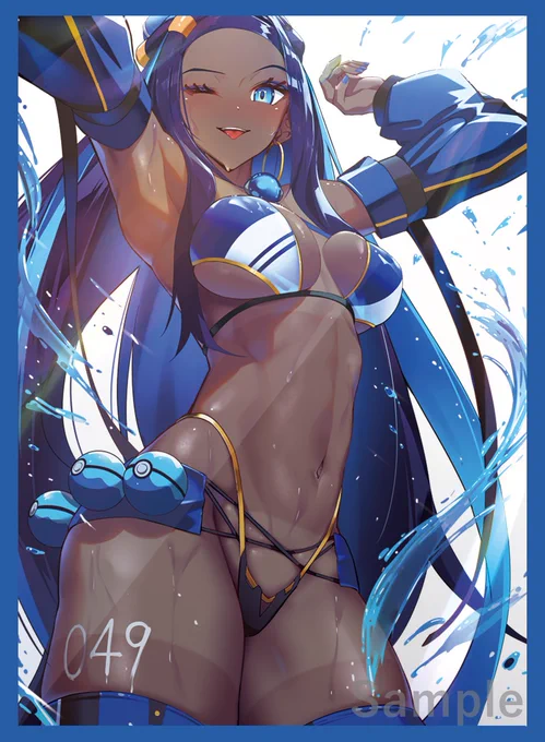 C103 新作情報「ルリナ」のスリーブとプレイマットになります。イラストは蓮香様()になります!※イベント会場限定となります。※少数頒布となります。 