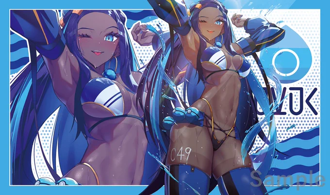C103 新作情報「ルリナ」のスリーブとプレイマットになります。イラストは蓮香様()になります!※イベント会場限定となります。※少数頒布となります。 