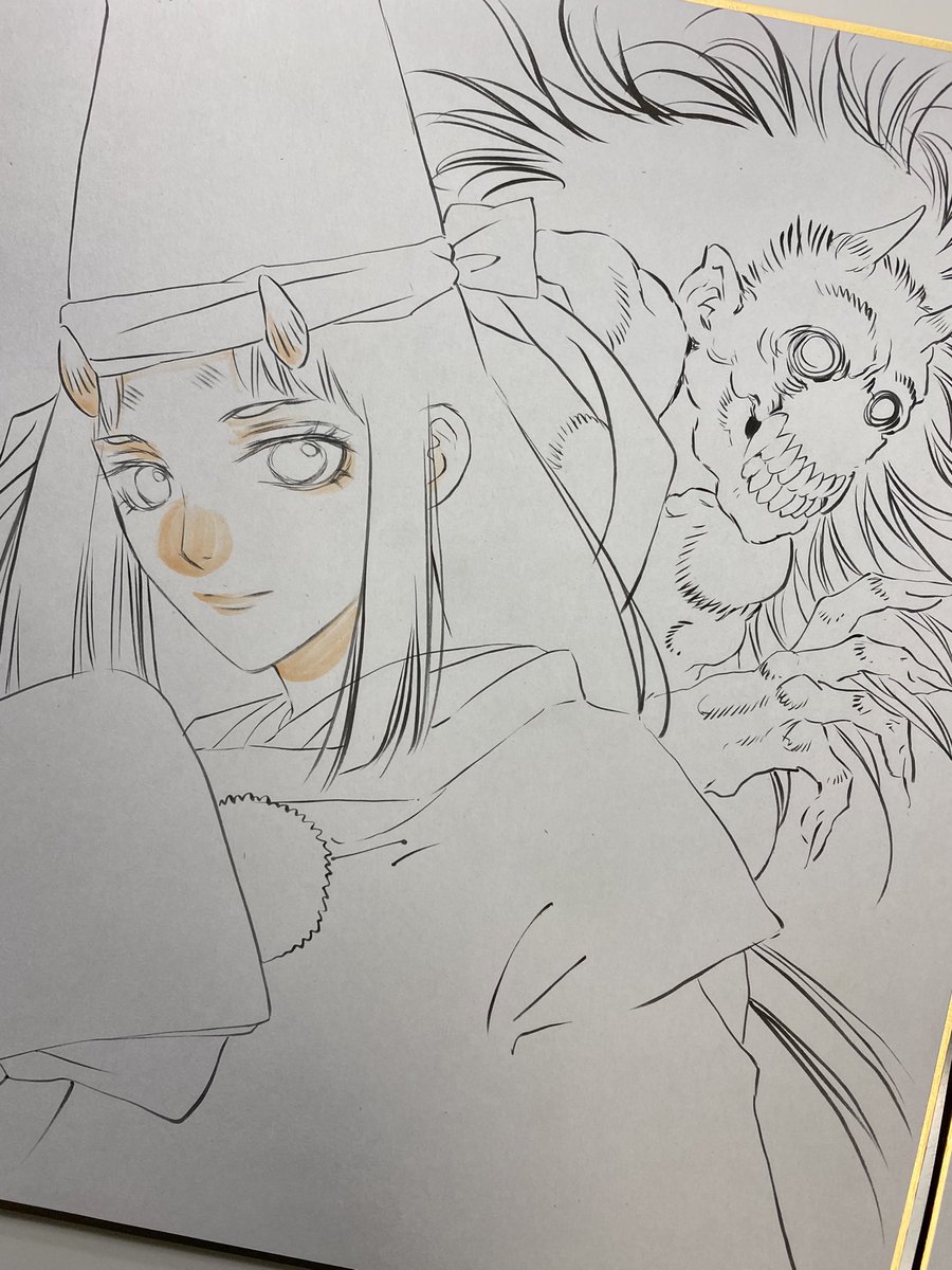 冬コミの色紙頑張って描いてます!