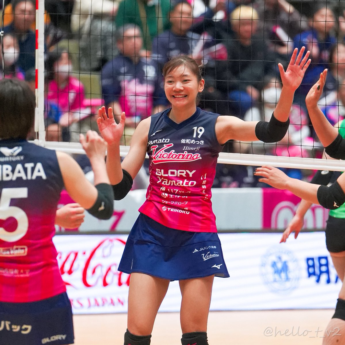 #チャッチュオン・モクシー 選手
#ブンビン #ChatchuonMoksri 
#ヴィクトリーナ姫路 
#百％ #全ての力で咲き誇れ 🌸
#姫路から世界へ 
#volleyball #Vリーグ 
2023.12.24 #ヴィクトリーナウインク体育館