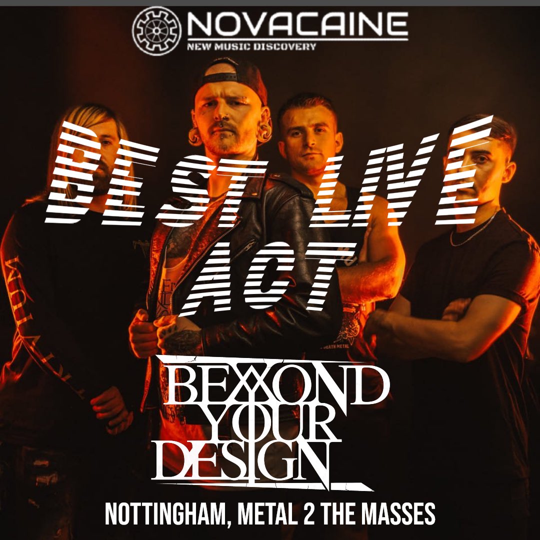 Thank you @WeAreNovacaine for awarding us Best Live Act of 2023 🧡