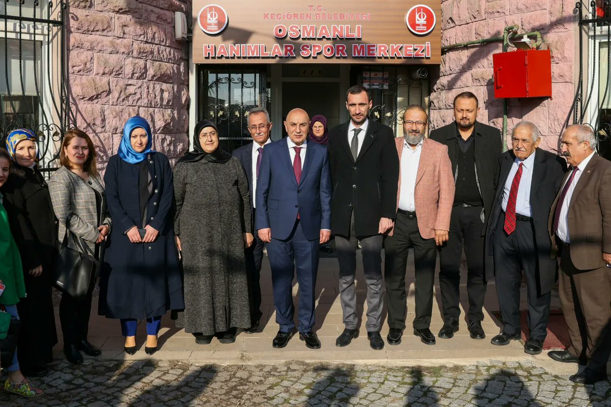 Ankara Milletvekilimiz Sn. <a href="/zeynepyildiztr/">Zeynep Yıldız</a> , İlçe Başkanımız Sn. <a href="/KadirKarapnar5/">Kadir Karapınar</a> ,Belediye Başkanımız Sn.<a href="/turgutaltinok06/">Turgut Altınok 🇹🇷</a>,Yönetim Kurulu Üyelerimiz, teşkilat mensuplarımız ile birlikte <a href="/keciorenbeltr/">T.C. KEÇİÖREN BELEDİYESİ</a> tarafından düzenlenen Osmanlı Hanımlar Spor Merkezi açılış törenine iştirak