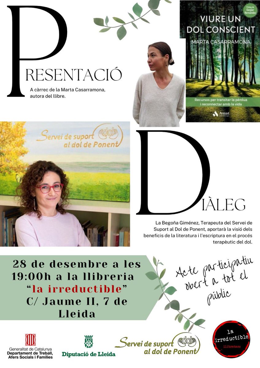 gigabego's tweet photo. Esta tarde nos vemos en @lairreductible1  para hablar de duelo y escritura y lecturas terapéuticas con Marta Casarramona. https://t.co/LbApuhNJni