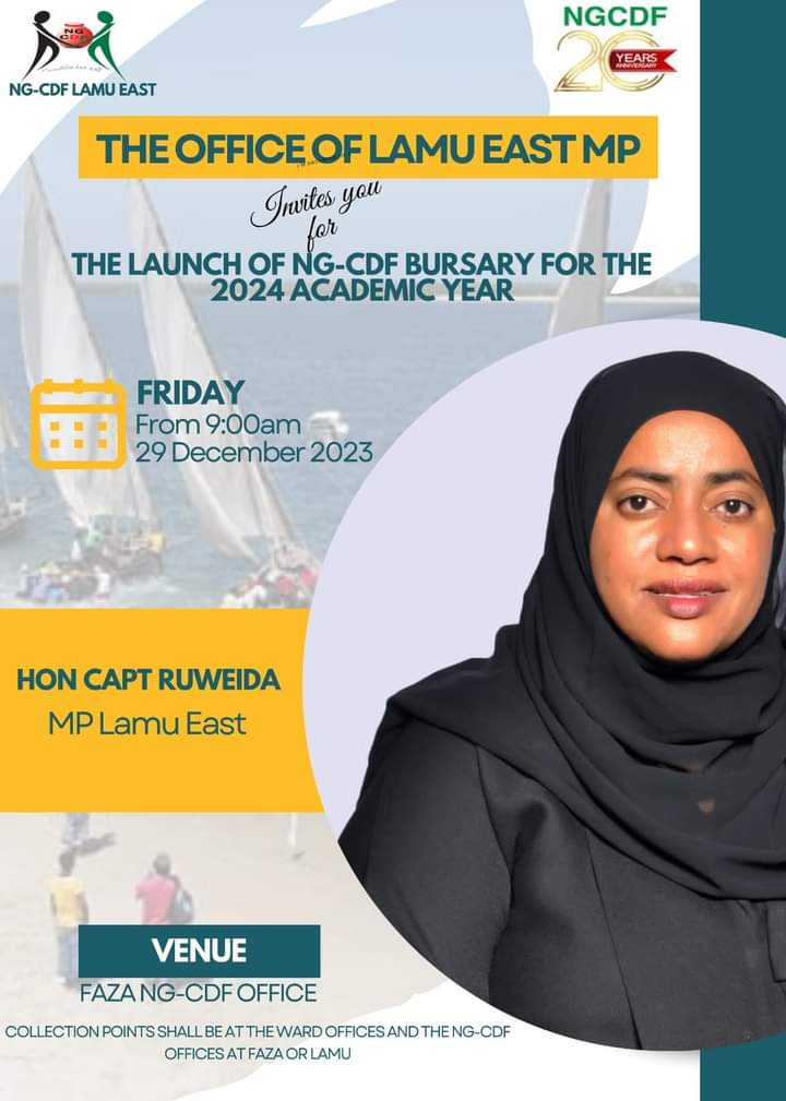 CaptAbdullahi08's tweet photo. Leadership is lifting people vision to high sights,the uplifting of people to a higher standard,the building of a personality beyond its normal limitations.The resident of lamu East constituency are very joyous to your leadership&amp;development.
Hongera Hon captain Ruwedha 
Congrat https://t.co/mJpmRwhR1y